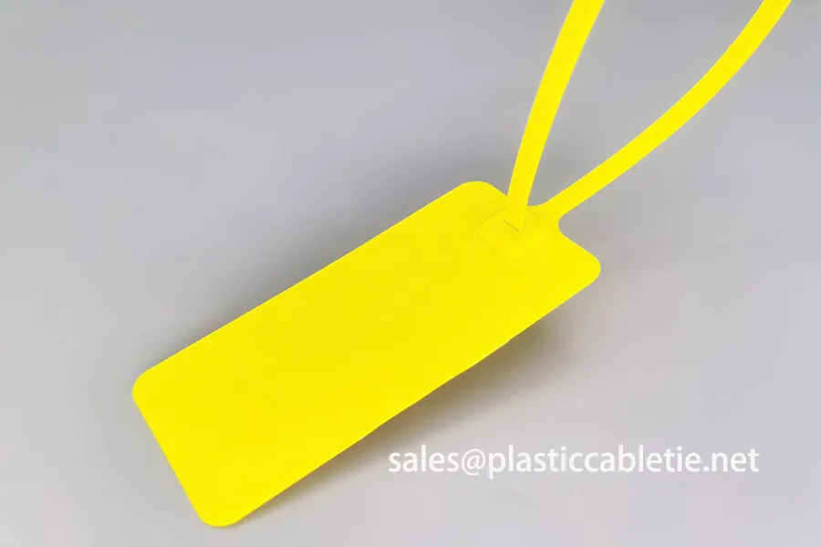 DEMOELE DM-7*470SL Heavy Duty Pull Tight Security Seal with big tag label