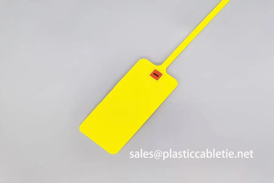 DEMOELE DM-7*470SL Heavy Duty Pull Tight Security Seal with big tag label