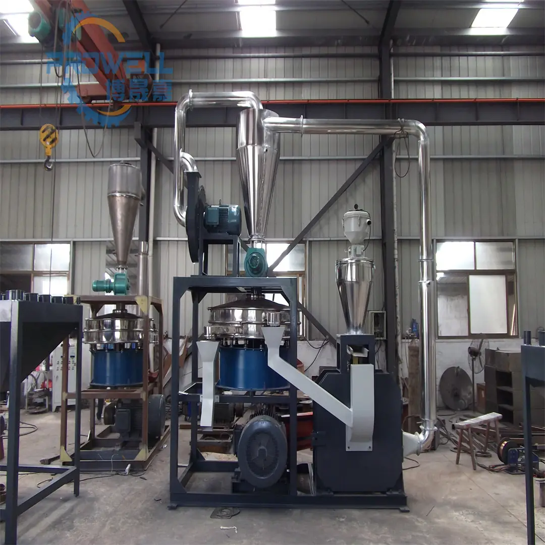 Automatic PE Flakes Pulverizer Machine Grinding Machine