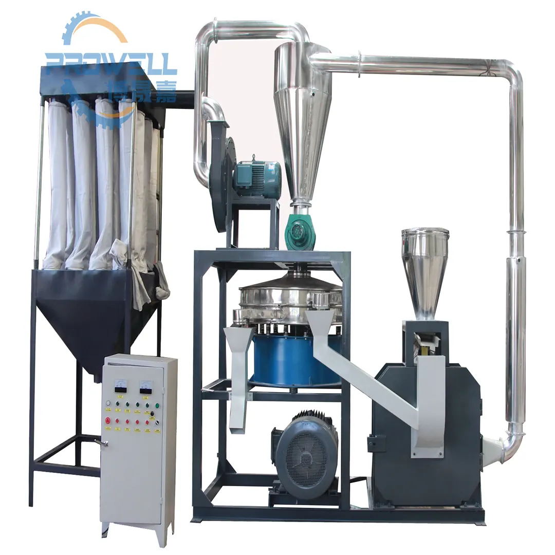 SMW Plastic Pulverizer Hard PVC Plastic Grinding Machine photo 2