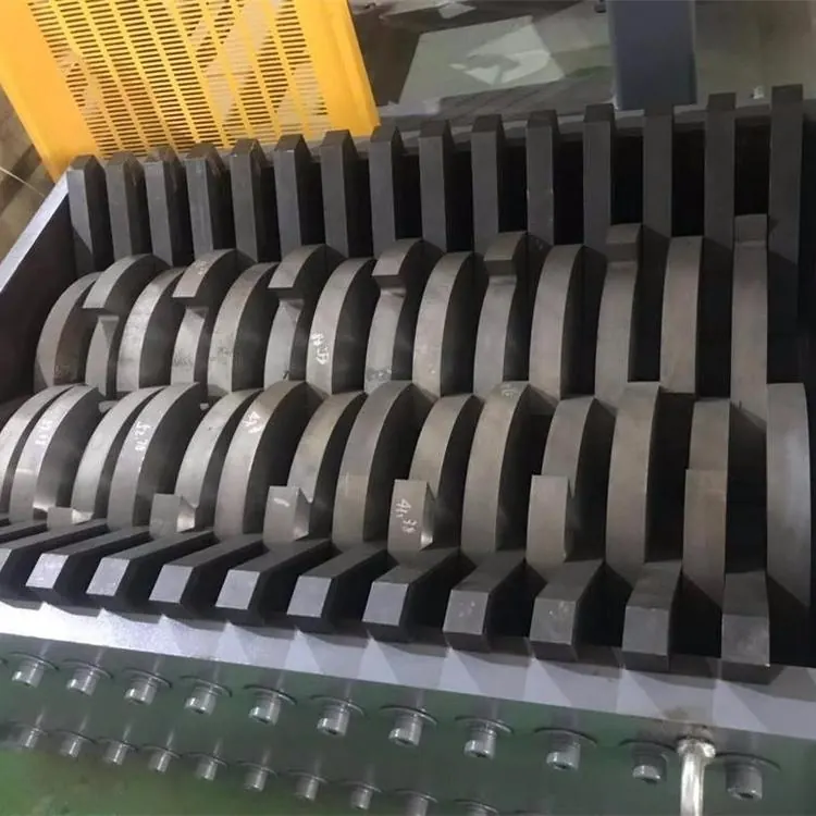 Waste Plastic Metal Recycling Double Shaft Shredder photo 2