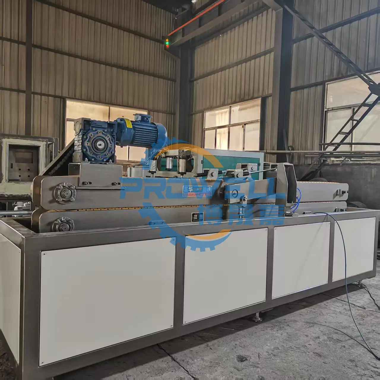 High-Performance Traction Machine for GFRP Rebar/FRP Anchor Rod Pultrusion Line