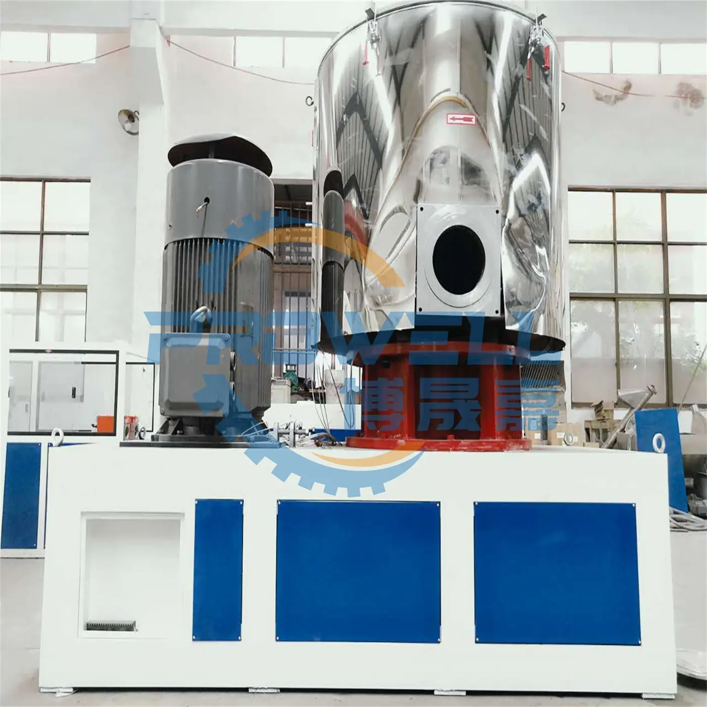 PVC Powder Heat Mixer High Speed Mixing Unit
