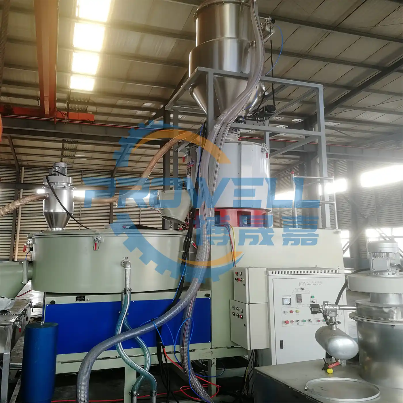 High Speed PVC Resin Vertical Mixer Machine Manufacturer photo 2