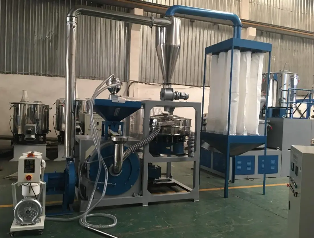 Plastic PE Grinding Machine PP PET Pulverizer Machine photo 2