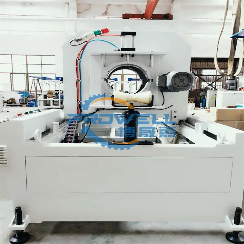 Plastic Pipe Extrusion Machine Cutter/PVC PE Large Pipe Dustless Cutting Machine photo 2