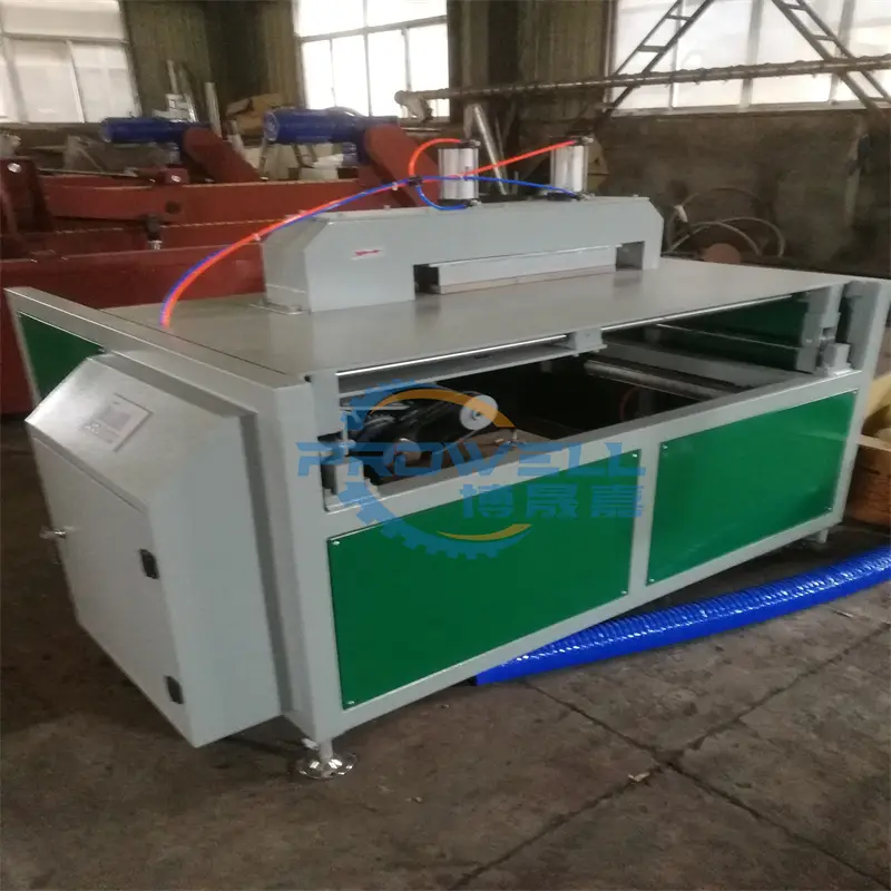 Plastic Wall Panel Board Cutting Machine/PVC WPC Ceiling Profile Dustless Cutter photo 3