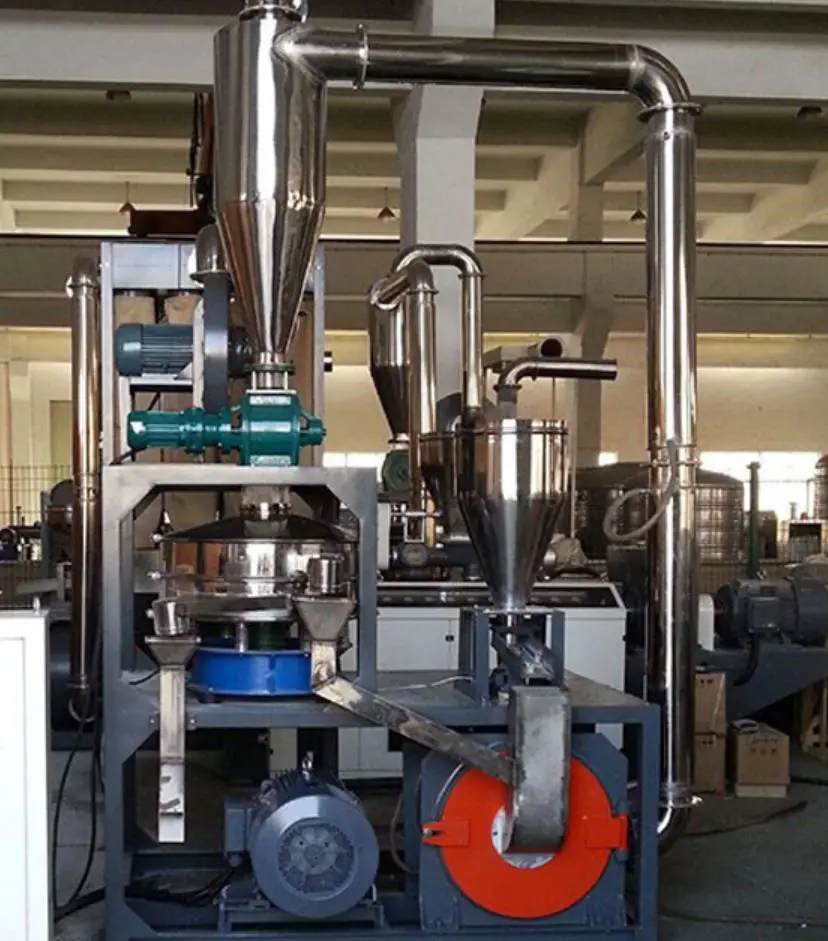 High Speed Mixers & Plastic Processing Equipment — Plastic Pvc Flakes Pulverizer Machine