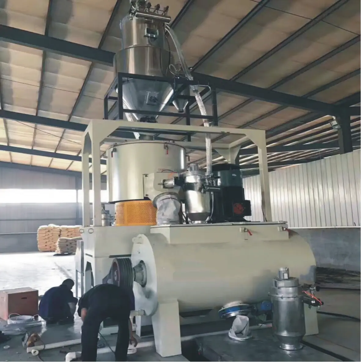 PVC Mixer Plastic High Speed Mixing Unit Blending Machine
