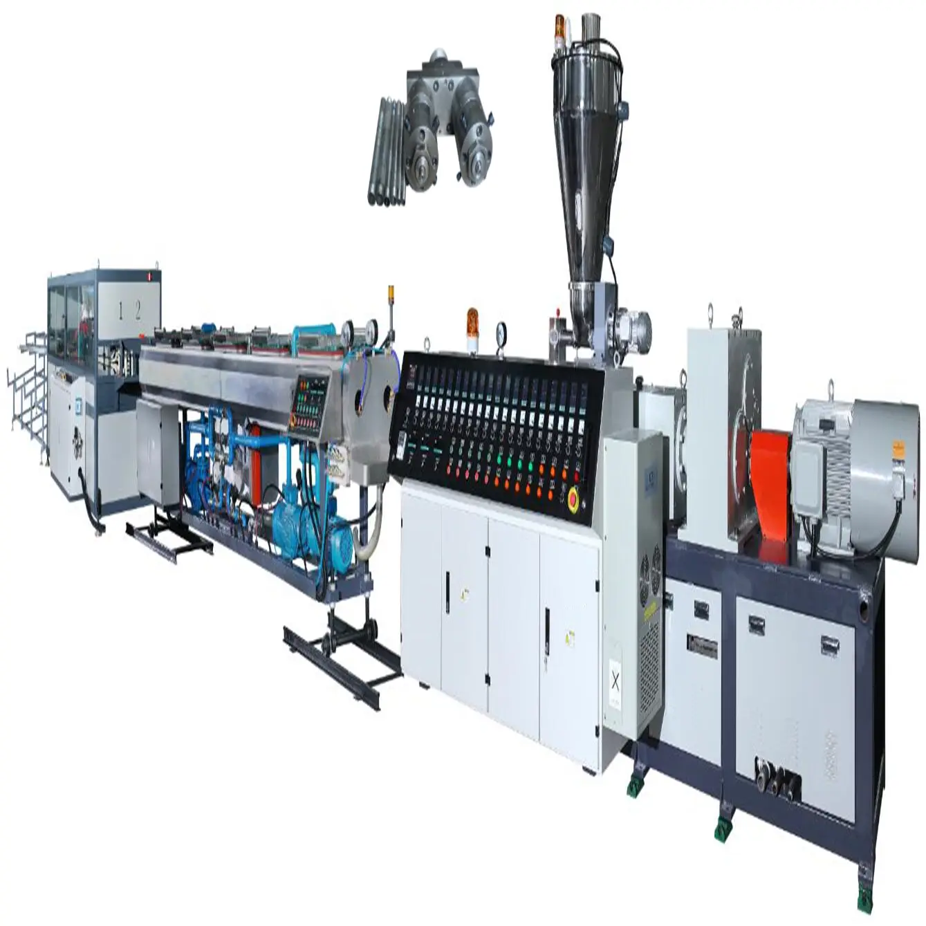 PVC Two Cavity Pipe Extrusion Machine