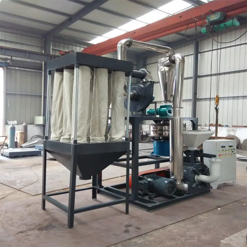 Plastic Pulverizer PVC PE Flakes Milling Machine photo 2
