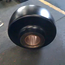 Steel bushing with bronze inner sleeve