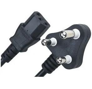 South Africa plug with C13 Connector - South Africa Power Cords from Ningbo Jianuo Electronic