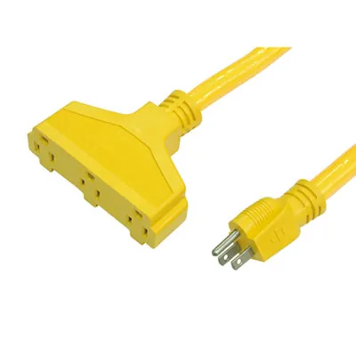 (7)NEMA 5-15P with 3 outlet - Outdoor Extension Cords from Ningbo Jianuo Electronic