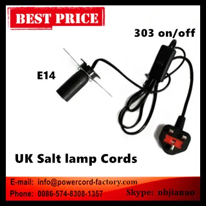 UK Type 303 - Salt Lamp Cords from Ningbo Jianuo Electronic
