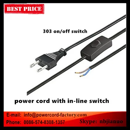 European Type 303-2 - Salt Lamp Cords from Ningbo Jianuo Electronic