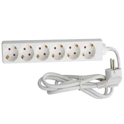 6 outlet power cord product photo