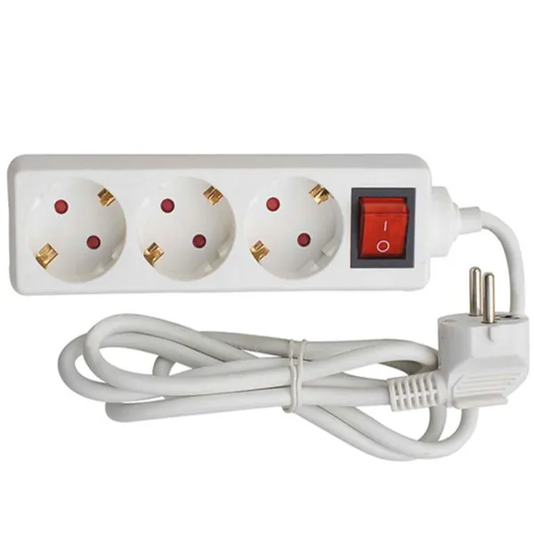 3 outlet with switch - German Power Strips from Ningbo Jianuo Electronic