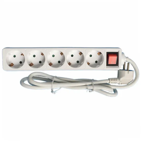 5 outlet with switch - German Power Strips from Ningbo Jianuo Electronic