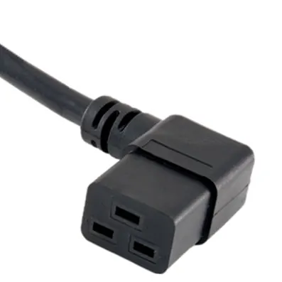 Right Angle C19 power cord product photo