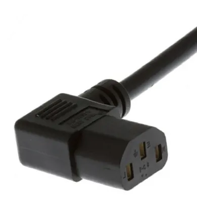 C13 Left angle power cord product photo