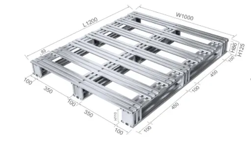 401 U Shape Dismountable Pallet view 2