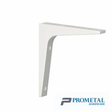 Shelf Brackets Corner Braces and Stamped Steel Hardware — 124 Plastic Bracket 1 Sm