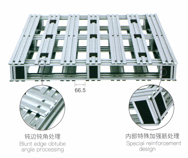 405 Double faces dimountable pallet additional view