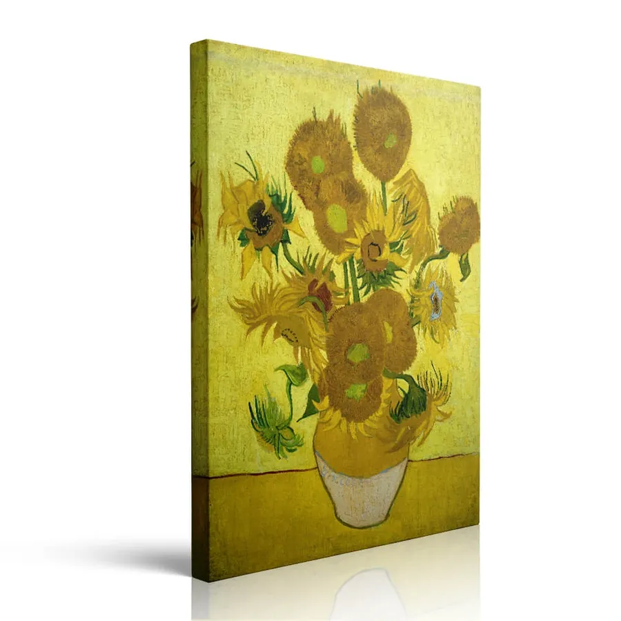 Vincent Van Gogh Sunflowers printed on canvas by Pveror Art