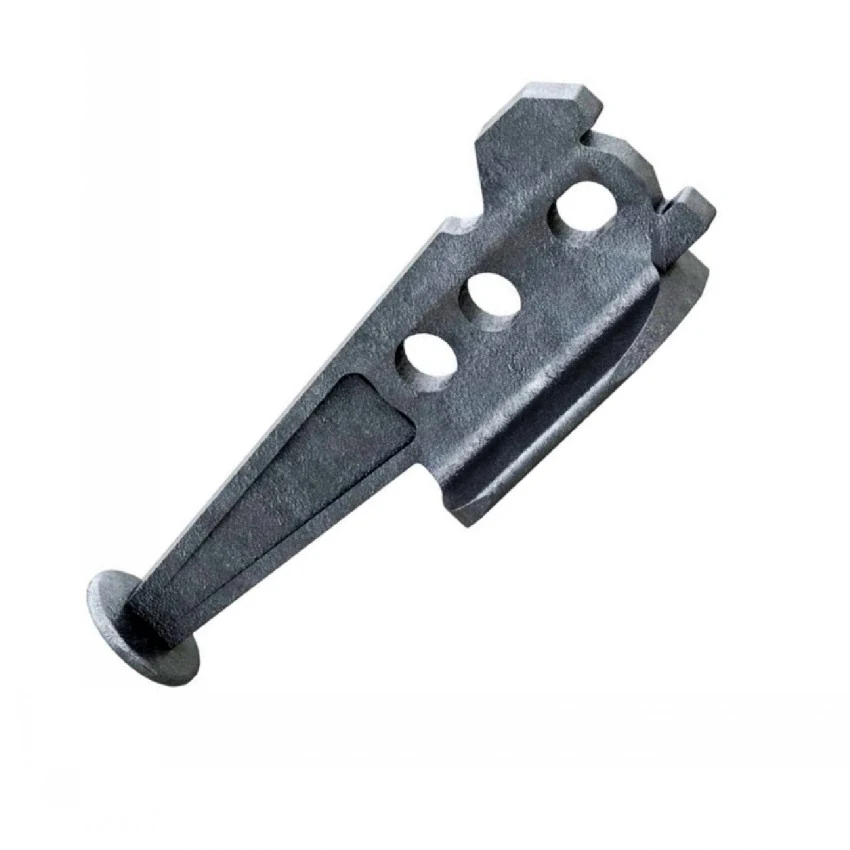 Forged dark steel component with