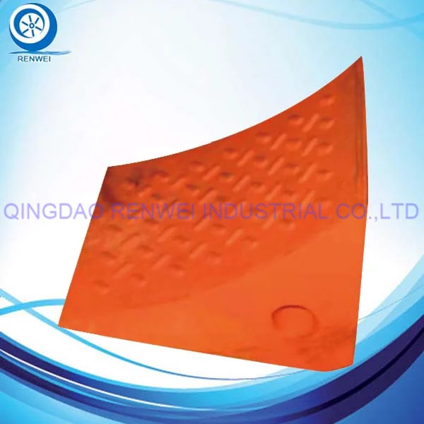 RW976PU Rubber Wheel Chock from Renwei