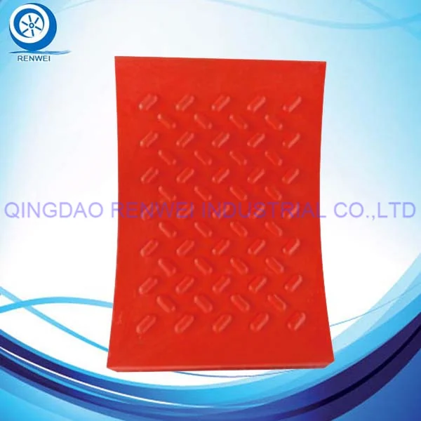 RW1188PU Rubber Wheel Chock from Renwei