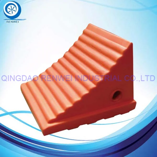 RW1198PU Rubber Wheel Chock from Renwei