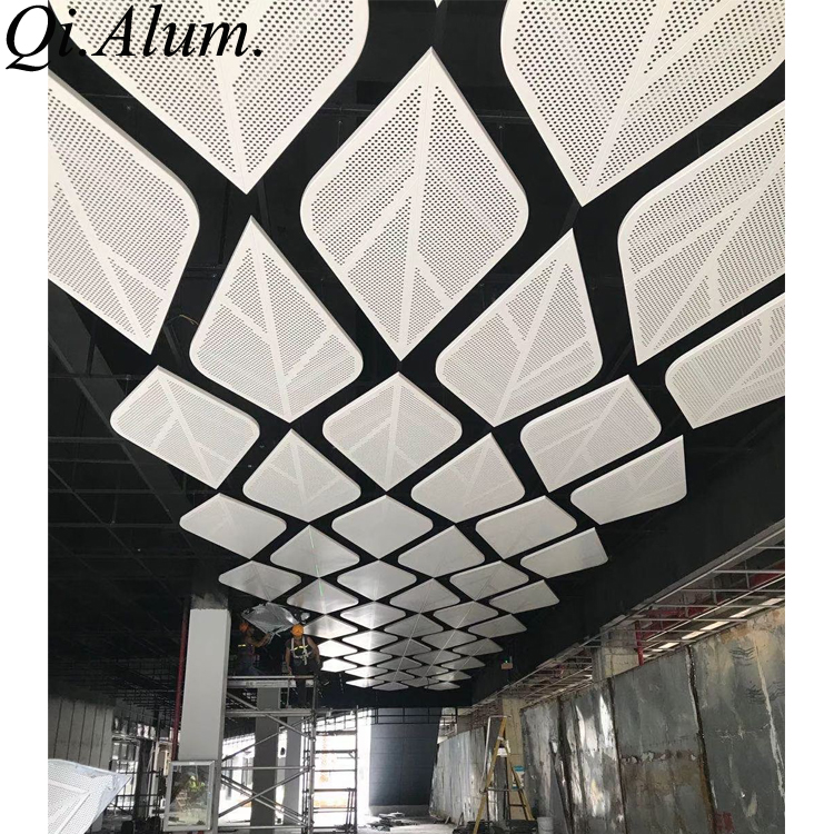 Aluminum perforated panel façade