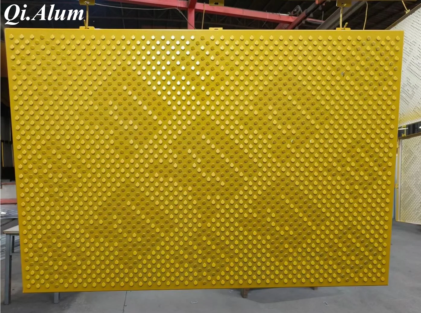 Perforated aluminum sun shading