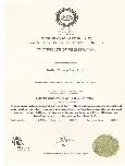ISO 9001 certificate