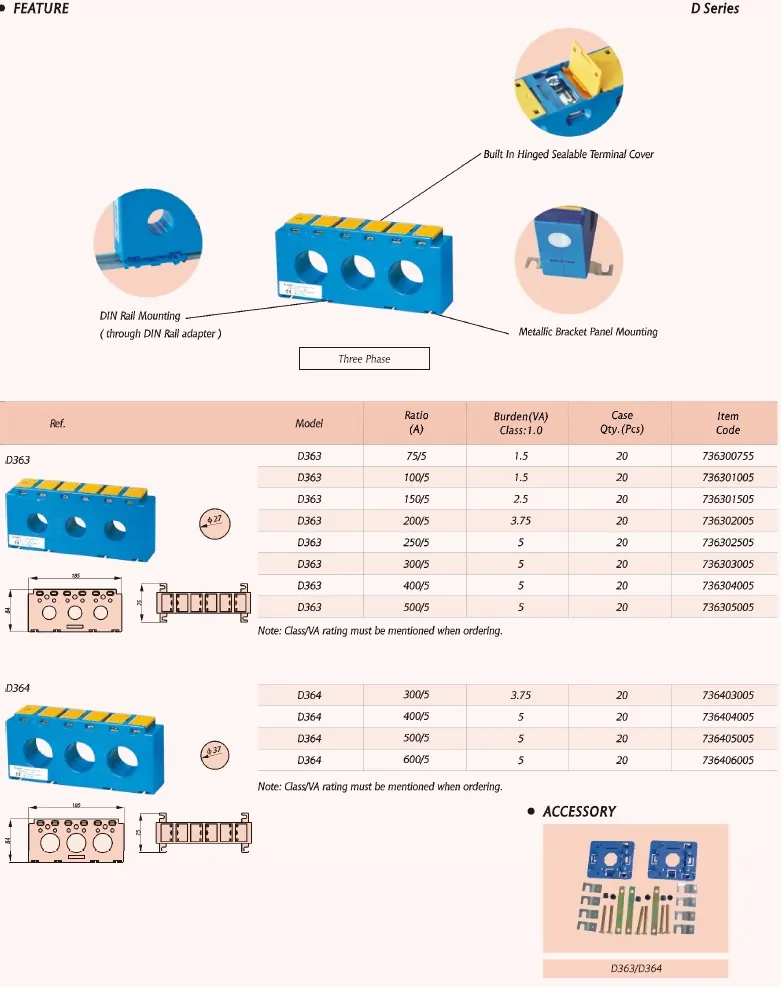 D364 Current Transformer