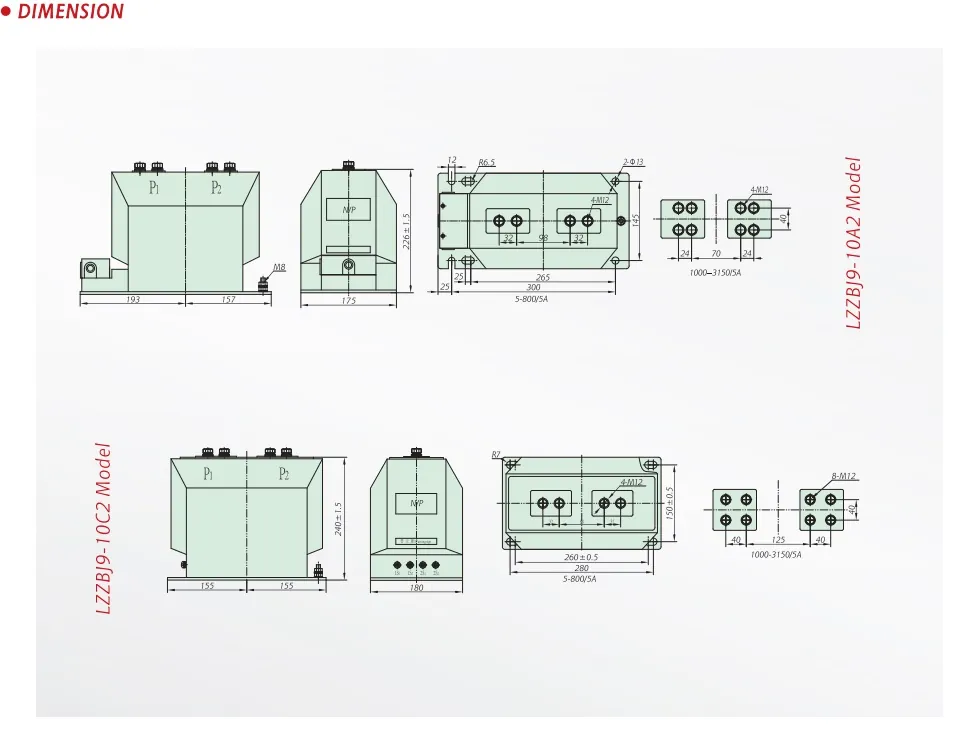 12KV Indoor Resin CT