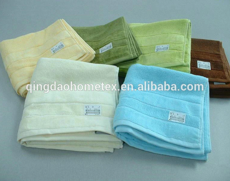 Folded towels