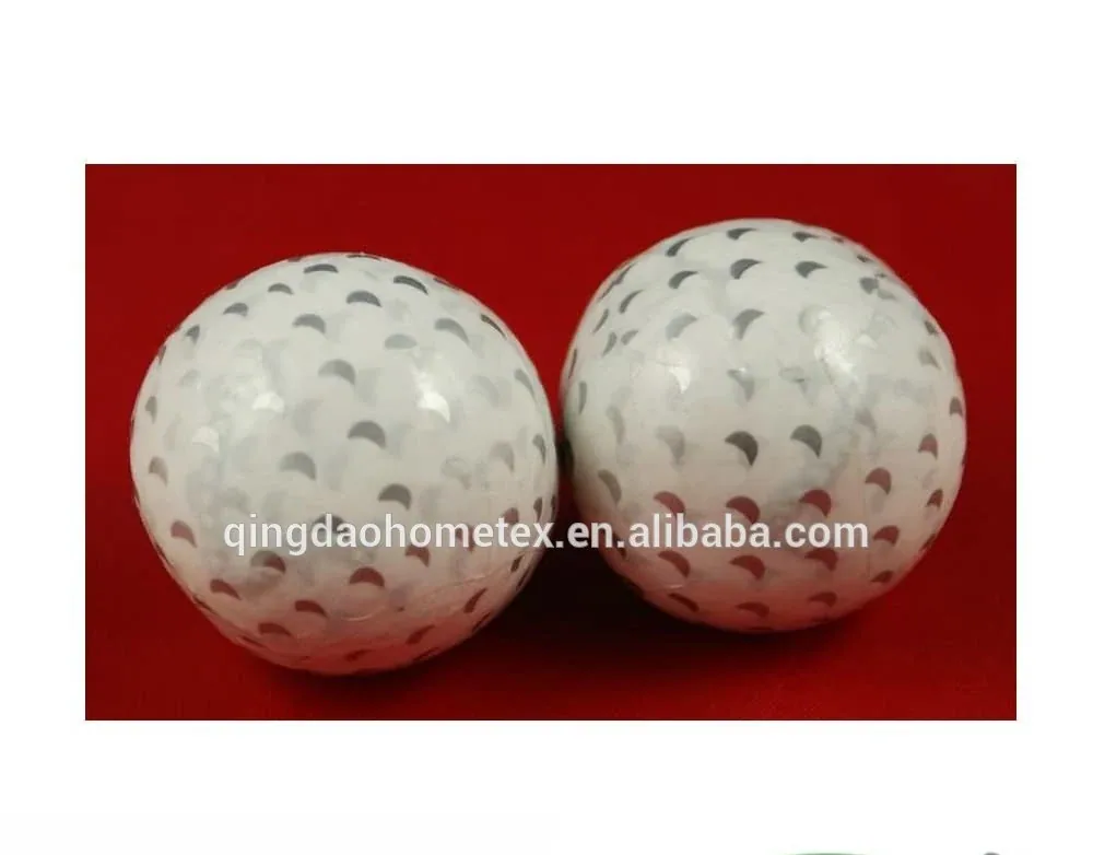 Two white patterned fabric balls on a red background, with BSCI and Confidence in Textiles certification logos below and an Alibaba watermark.