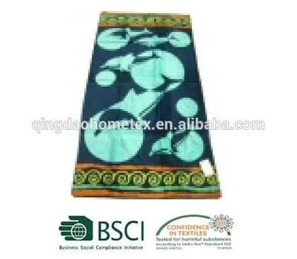 Dark navy beach towel