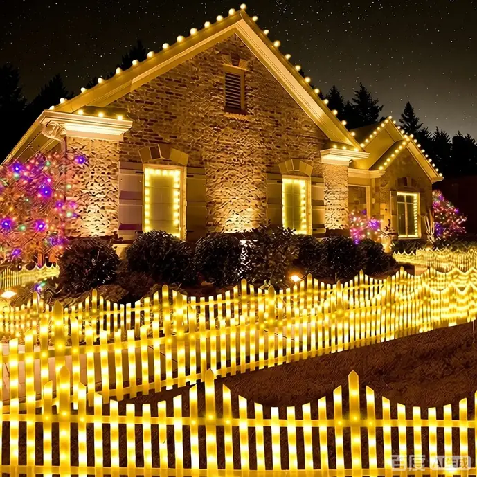 Garden Fence and Facade Light - Long outdoor runs for fences, garden borders and house facades.