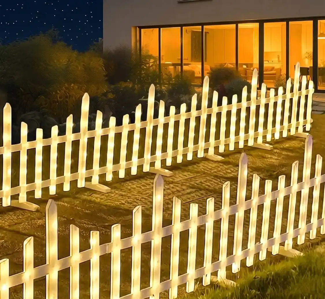 Garden Fence and Facade Light - Long outdoor runs for fences, garden borders and house facades.