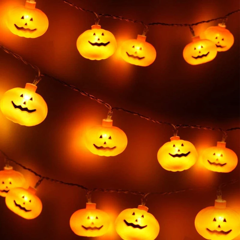 Halloween Pumpkin and Figure Light - Pumpkin, ghost, skull, skeleton and spider web lights for the Halloween season.