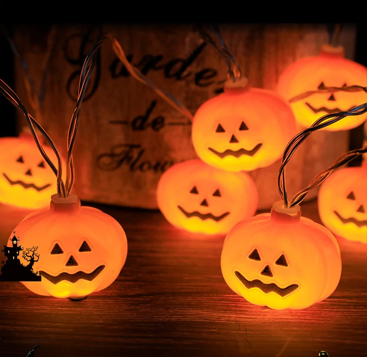 Halloween Pumpkin and Figure Light - Pumpkin, ghost, skull, skeleton and spider web lights for the Halloween season.