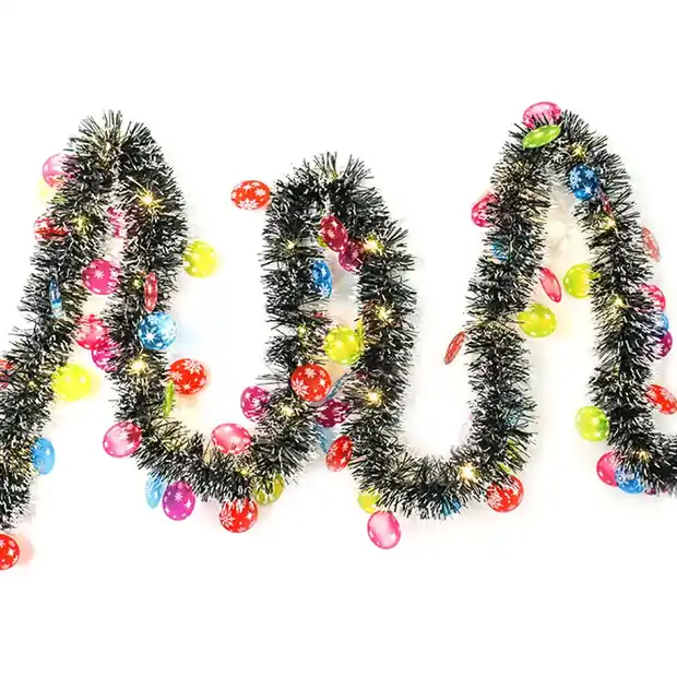 Colorful Tinsel Strip Light produced by Rainber