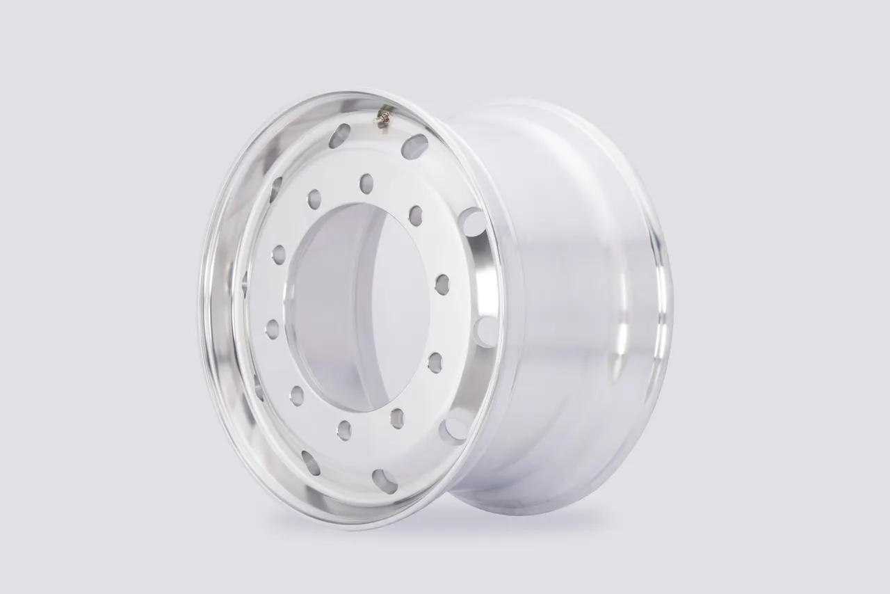 22.5x11.75 Coated truck wheel view 3