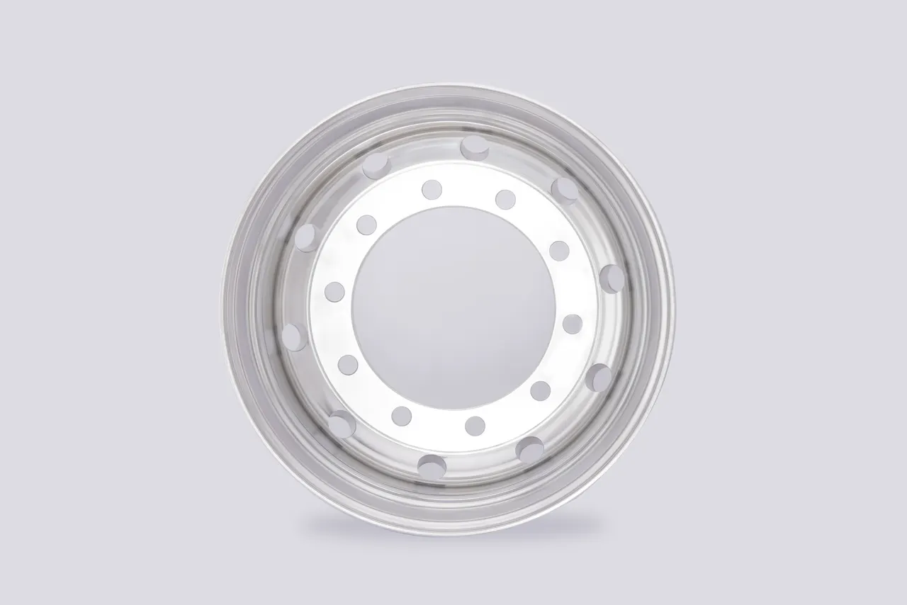 22.5x11.75 Coated truck wheel view 5