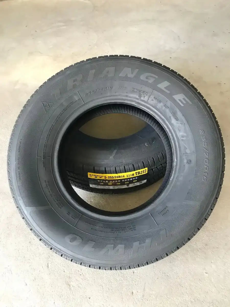 Triangle stocked tyre brand supplied by Resunyou