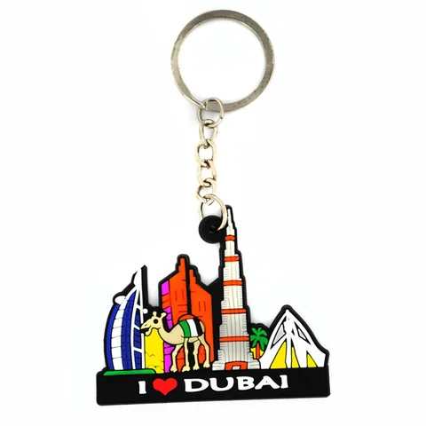 Tourists Promotion Gifts Plastic Key Chains RC-KC08